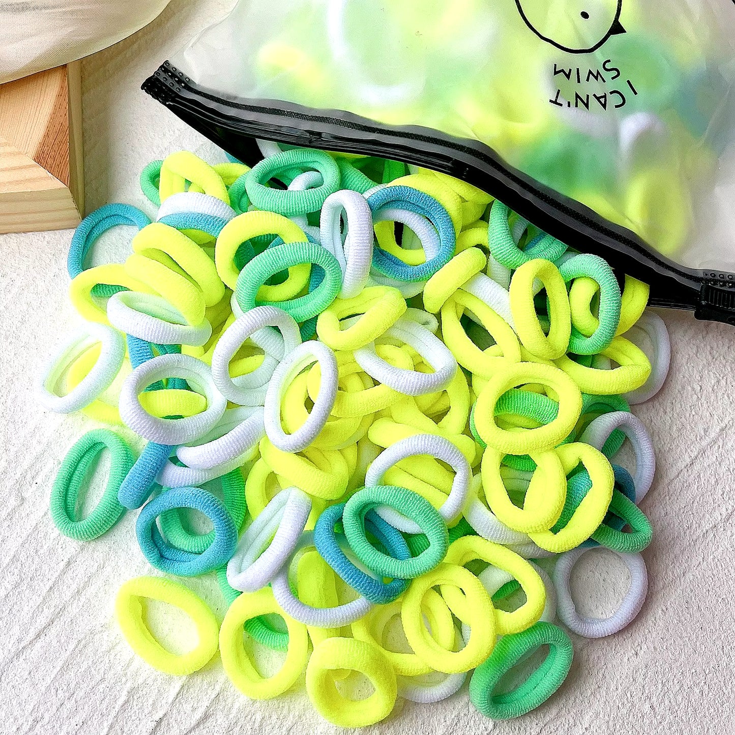 20/50Pcs Kids Elastic Hair Bands Girls Sweets Scrunchie Rubber Band for Children Hair Ties Clips Headband Baby Hair Accessories