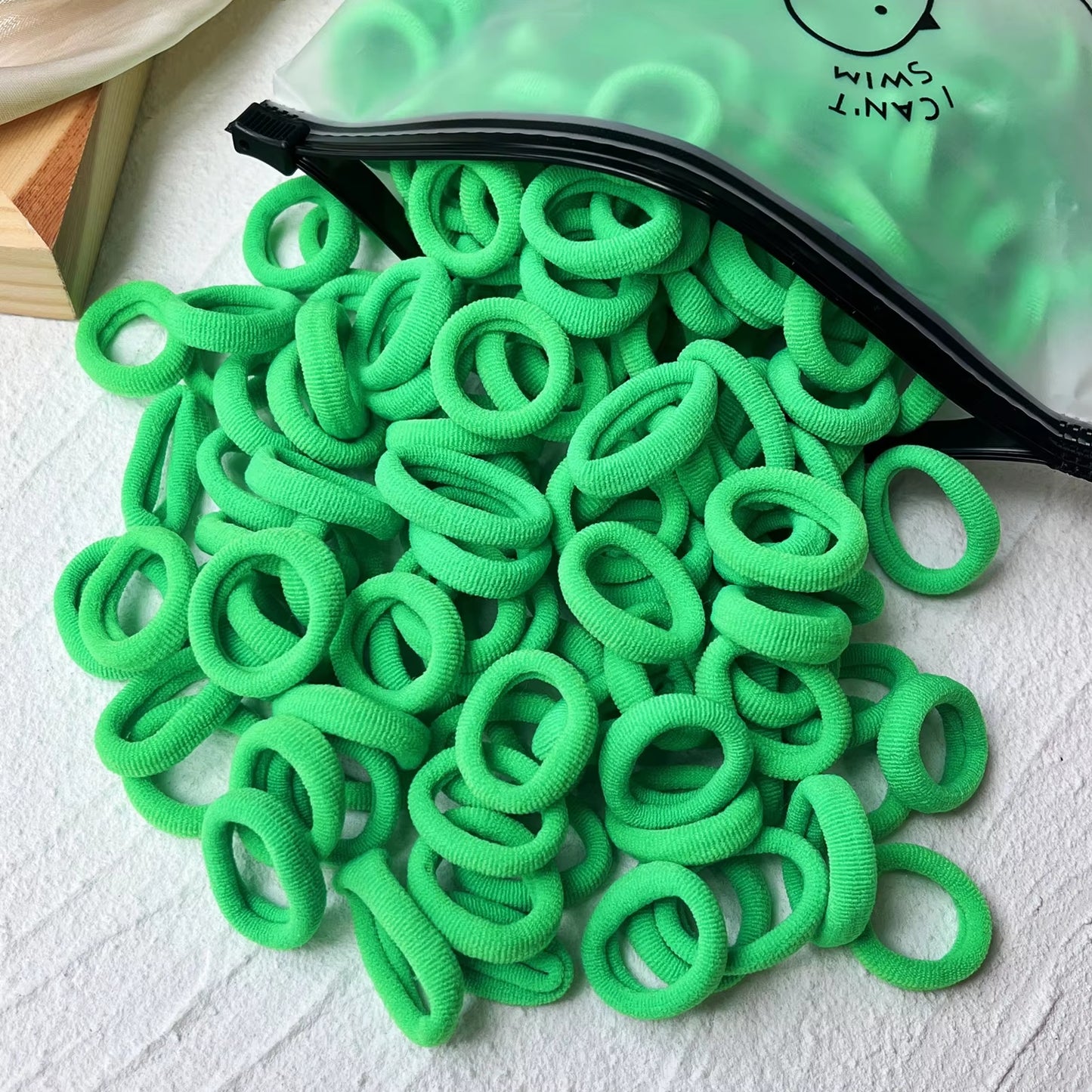 20/50Pcs Kids Elastic Hair Bands Girls Sweets Scrunchie Rubber Band for Children Hair Ties Clips Headband Baby Hair Accessories
