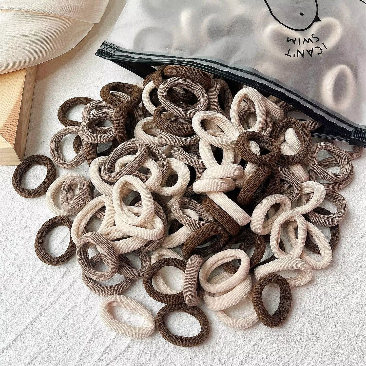 20/50Pcs Kids Elastic Hair Bands Girls Sweets Scrunchie Rubber Band for Children Hair Ties Clips Headband Baby Hair Accessories