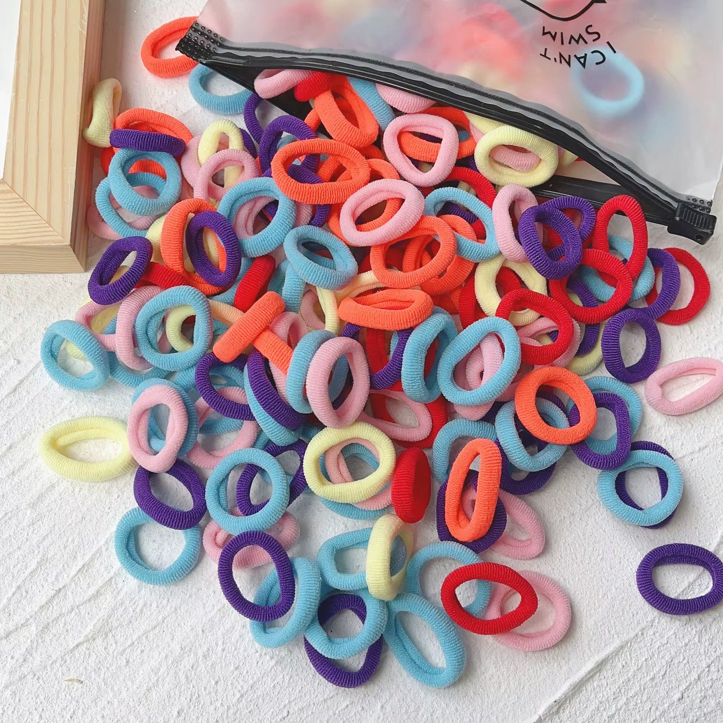 20/50Pcs Kids Elastic Hair Bands Girls Sweets Scrunchie Rubber Band for Children Hair Ties Clips Headband Baby Hair Accessories