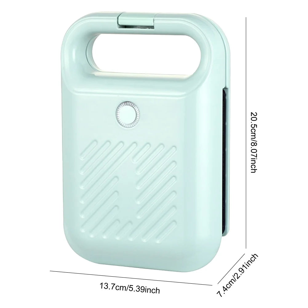 Electric Sandwich Maker Panini Press with Non-Stick Coating Home Toaster Light Food Making Machine for Meat Beef Omelette