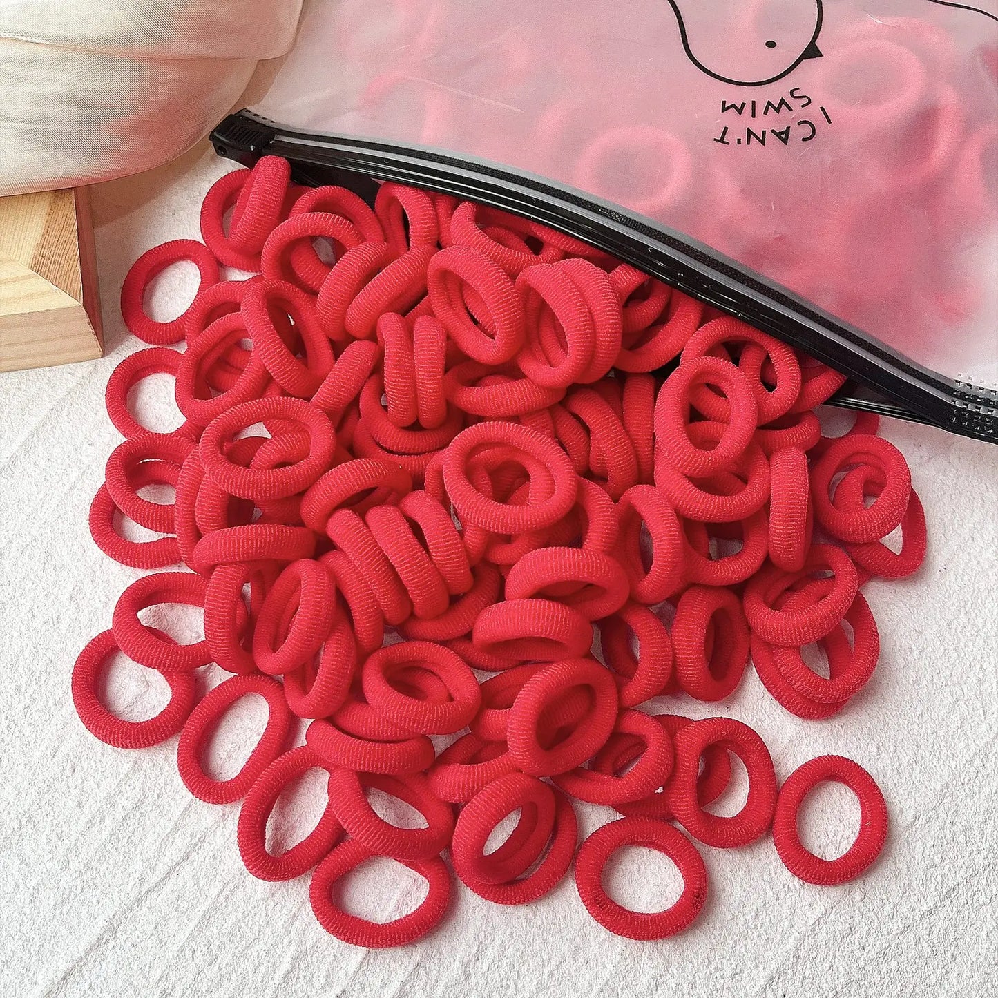 20/50Pcs Kids Elastic Hair Bands Girls Sweets Scrunchie Rubber Band for Children Hair Ties Clips Headband Baby Hair Accessories