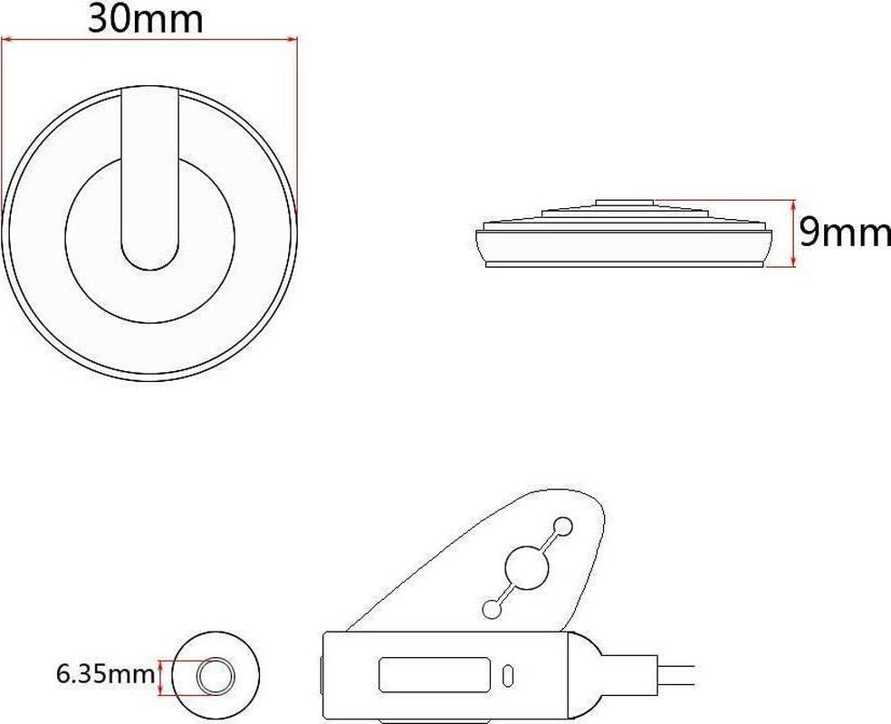 2 Pcs Piezo Contact Microphone Mic, Guitar Microphone Pickup, for Guitar Violin