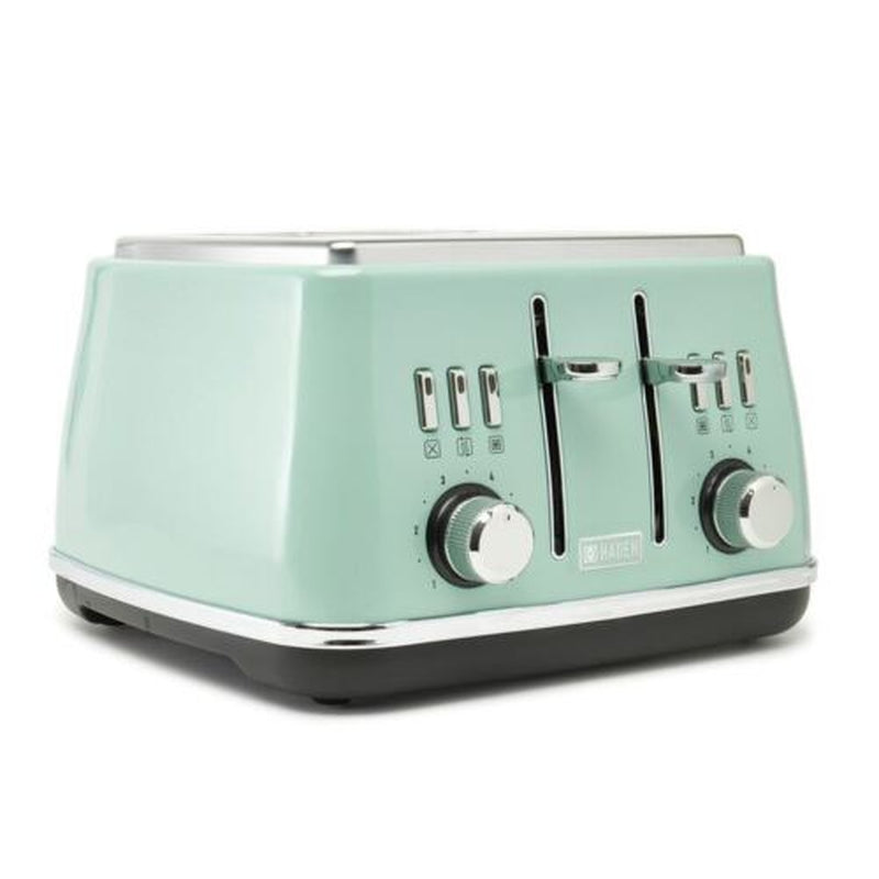 Haden - Kettle, Toaster & Microwave Set - 1.7L, 4 Slice, 800W - Cotswold-Sage