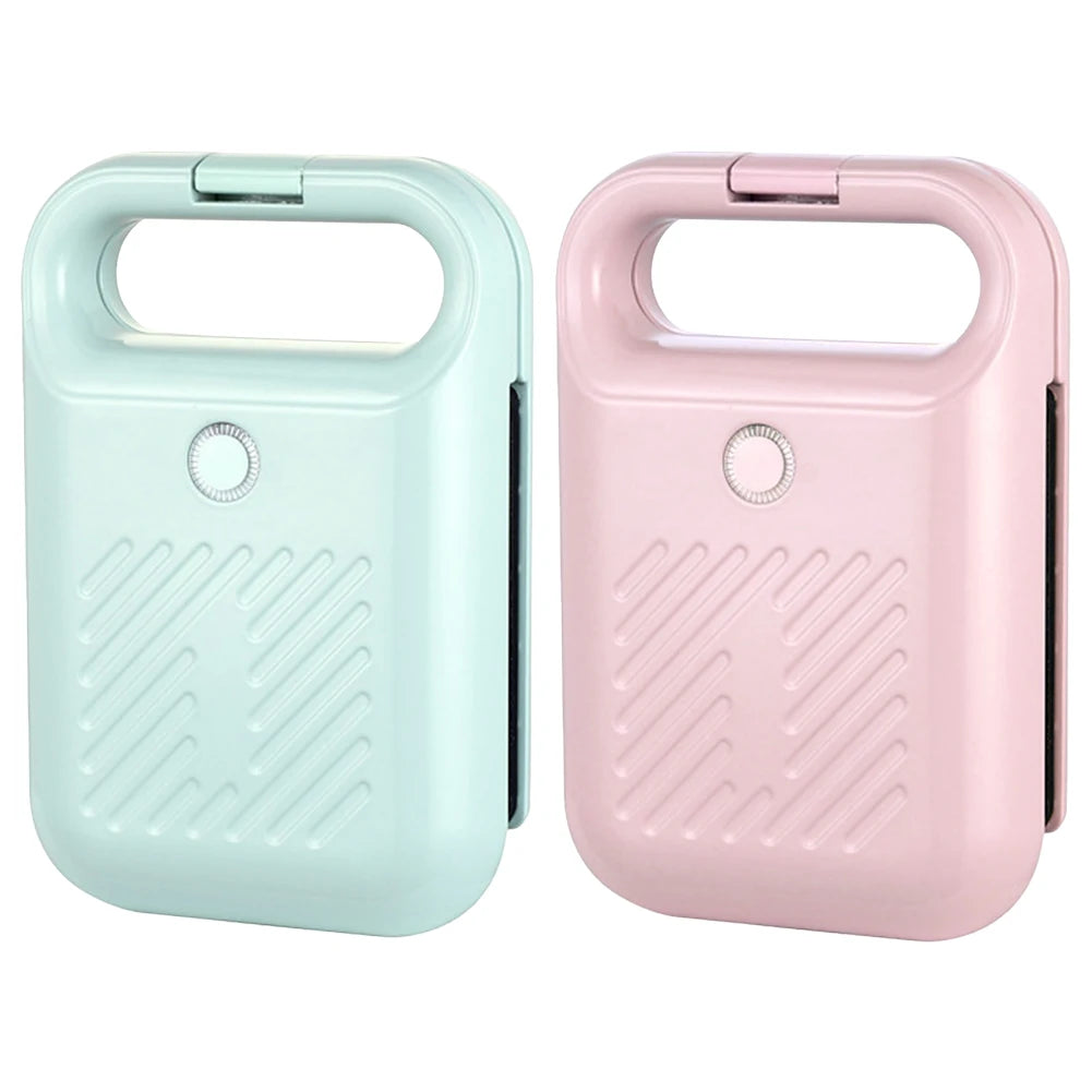 Electric Sandwich Maker Panini Press with Non-Stick Coating Home Toaster Light Food Making Machine for Meat Beef Omelette