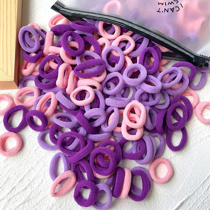 20/50Pcs Kids Elastic Hair Bands Girls Sweets Scrunchie Rubber Band for Children Hair Ties Clips Headband Baby Hair Accessories