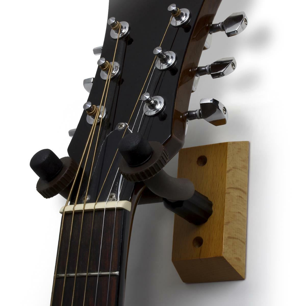 2 X Guitar Wall Mount Hanger Hook Bracket Holder Stand Acoustic Bass Electric