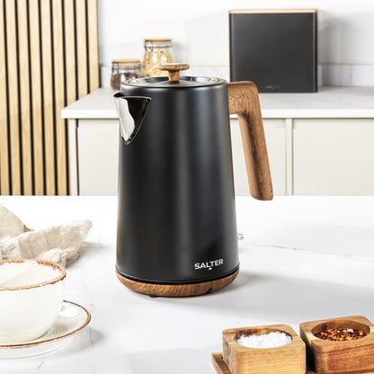 Salter Toronto 7-Piece Countertop Set – Kettle, Toaster, Microwave & Canisters