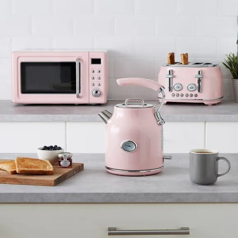 Lovely Pink Kitchen Set | Microwave Kettle Toaster | Pink | PRICE DROP