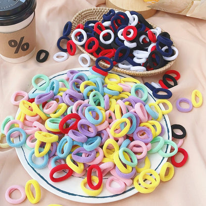 20/50Pcs Kids Elastic Hair Bands Girls Sweets Scrunchie Rubber Band for Children Hair Ties Clips Headband Baby Hair Accessories