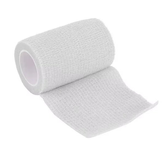 1Roll 2.5/5/7.5/10Cm*4.8M Non Woven Elastic Self Adhesive Bandage Cohesive Bandage for Sports Fixing Finger Wrist Leg