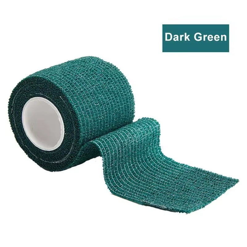 1Roll 2.5/5/7.5/10Cm*4.8M Non Woven Elastic Self Adhesive Bandage Cohesive Bandage for Sports Fixing Finger Wrist Leg
