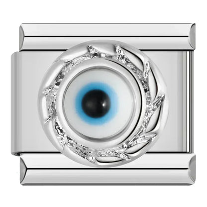 2024 Top Fashion Eye Moon Star Fish Spider Poker Queen Charm Italian Links Fit 9Mm Bracelet Making DIY Jewelry DJ854